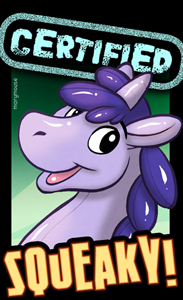 Xydexx Squeakypony badge by Mary Mouse
