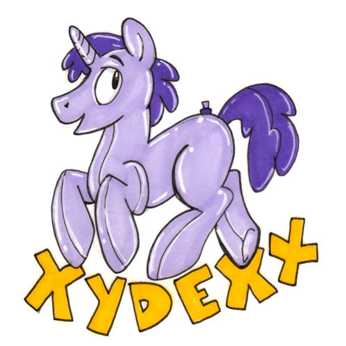 Xydexx Squeakypony badge by Sophiecabra